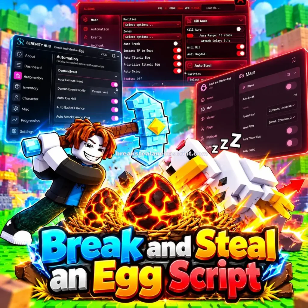 Break and Steal Egg Script