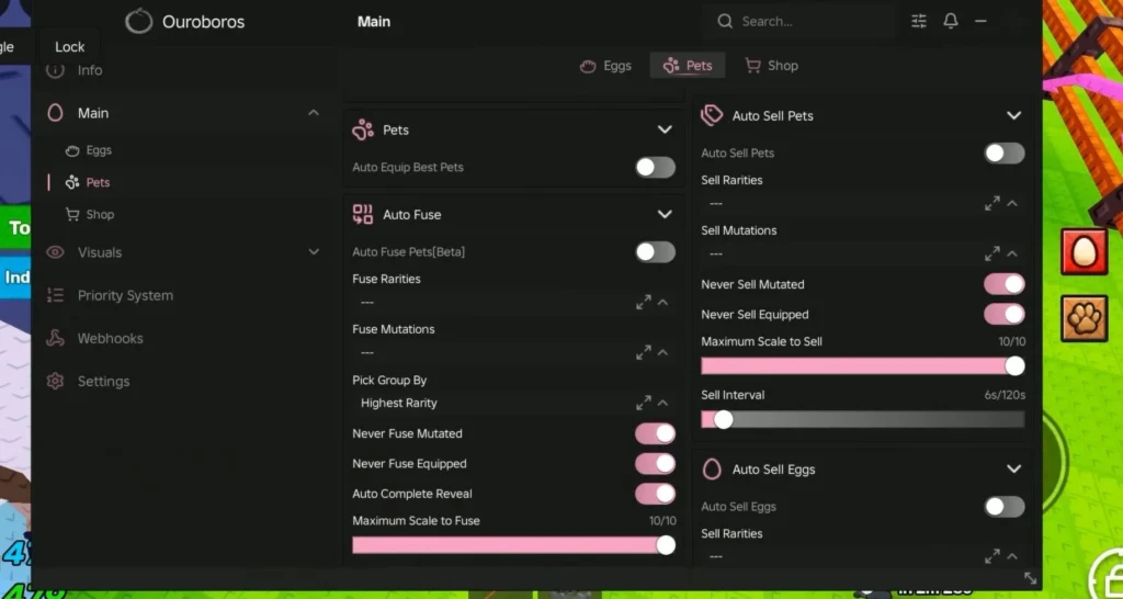Ouroboros Hub Script